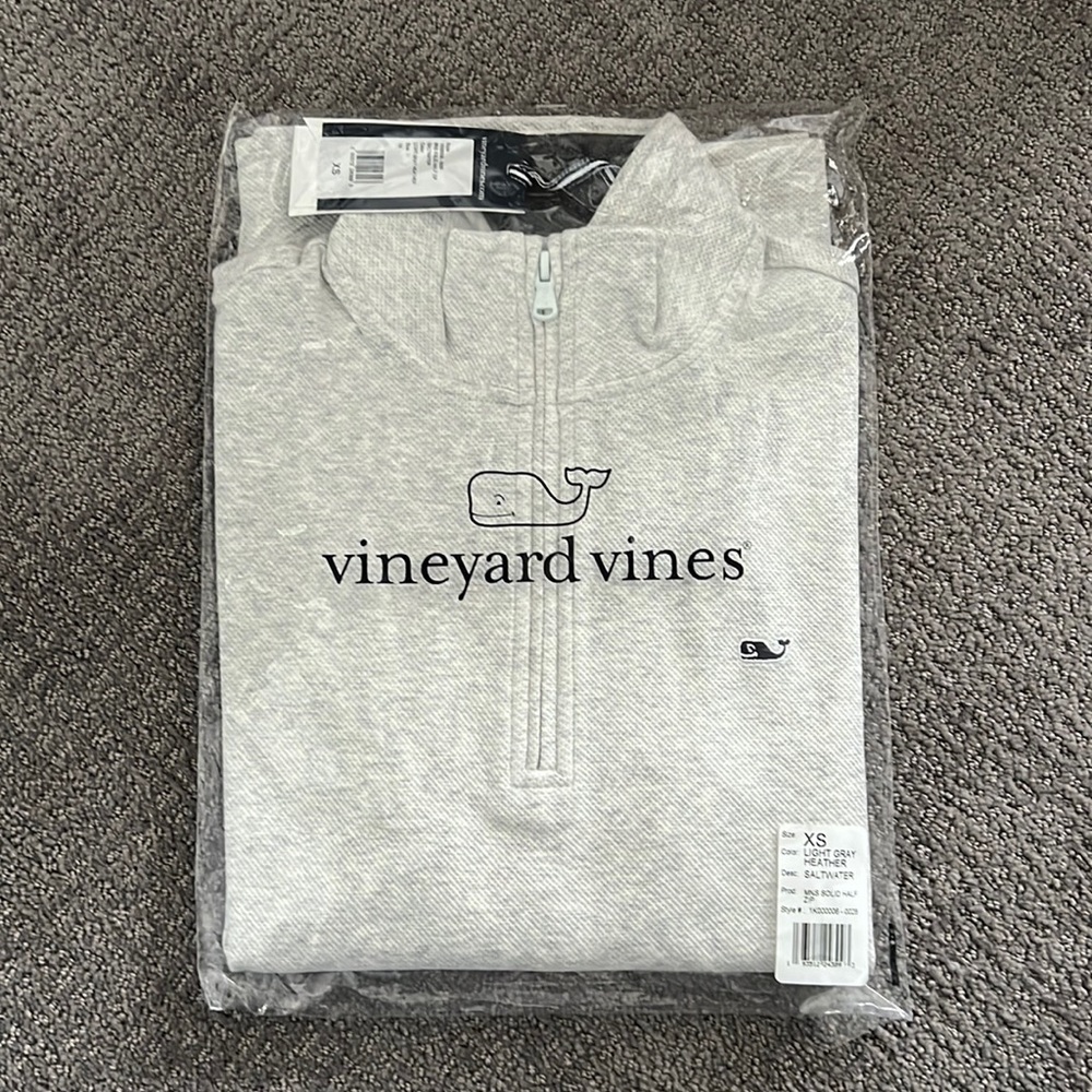 Vineyard Vines Saltwater Quarter-Zip XS